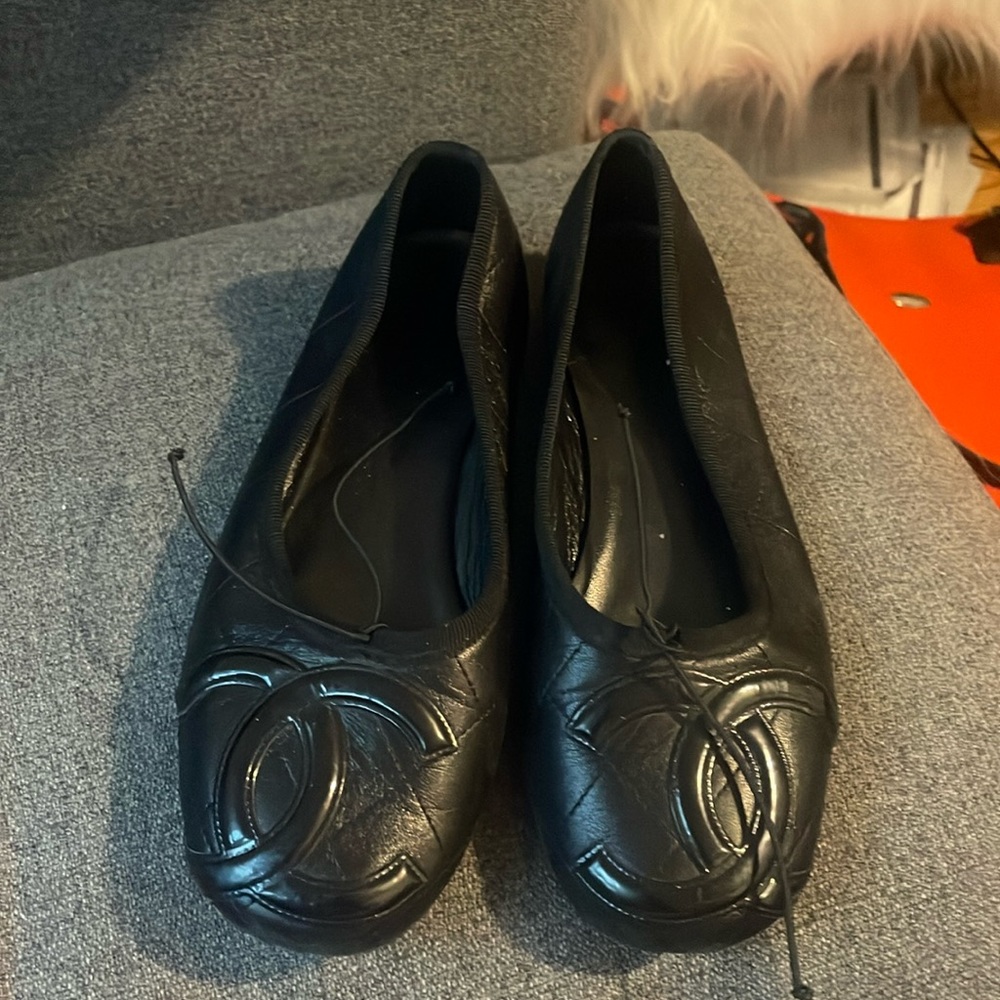 Chanel flats size 6.5. Used